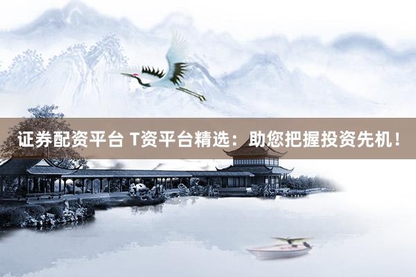 证券配资平台 T资平台精选：助您把握投资先机！